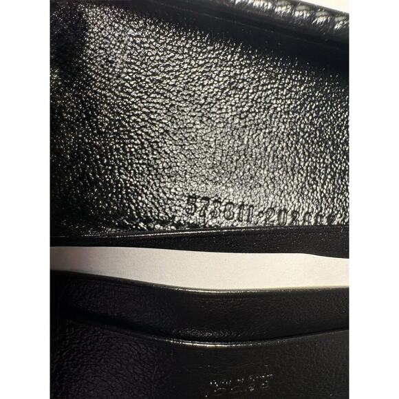 New GUCCI GG Marmont Diagonal Black and Red Leather Bifold Card Wallet W/ Box - Picture 10 of 15